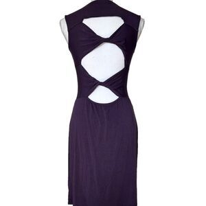 Made Brand Purple Cut Out Dress Size Small